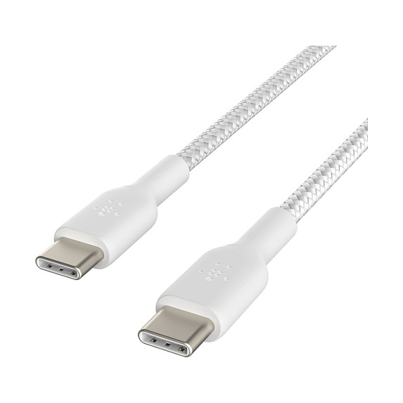 Kabllo USB Belkin BoostCharge CAB004BT2MWH / USB-C në USB-C / 2m / 60W / USB 2.0 - Bardhë - 3