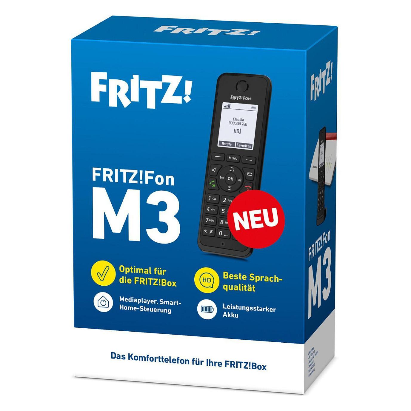 Telefon DECT FRITZ!Fon M3, 1.8" Monokrom, HD Telefonie, Hands-Free - Zezë - 7