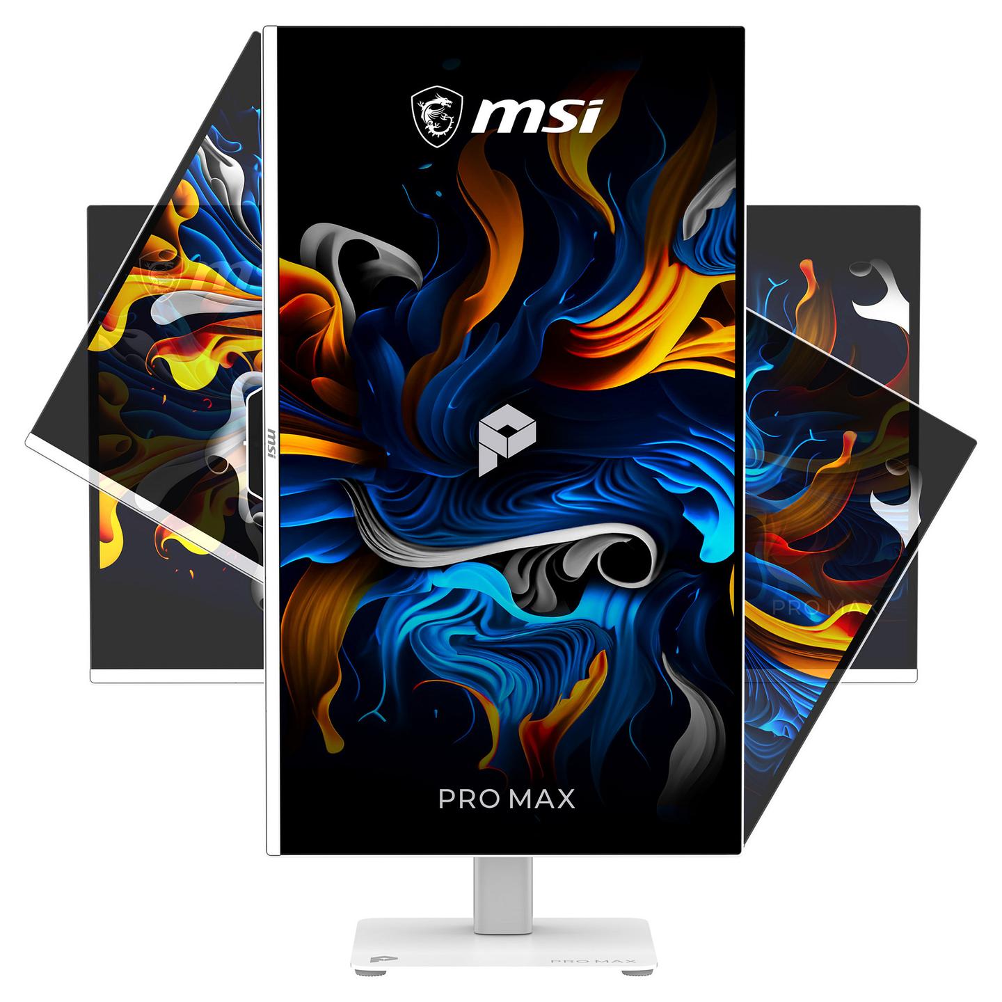 Monitor MSI PRO MAX 271UPXW12G, 26.5", 4K UHD QD-OLED, 120Hz, 0.03ms, HDR, HDMI + DisplayPort + USB-C - Bardhë - 5