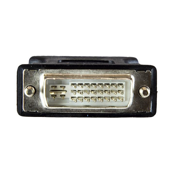 Kabllo DVI StarTech.com DVIVGAMFBK / DVI-I në VGA / Mashkull në Femër - Zezë - 3