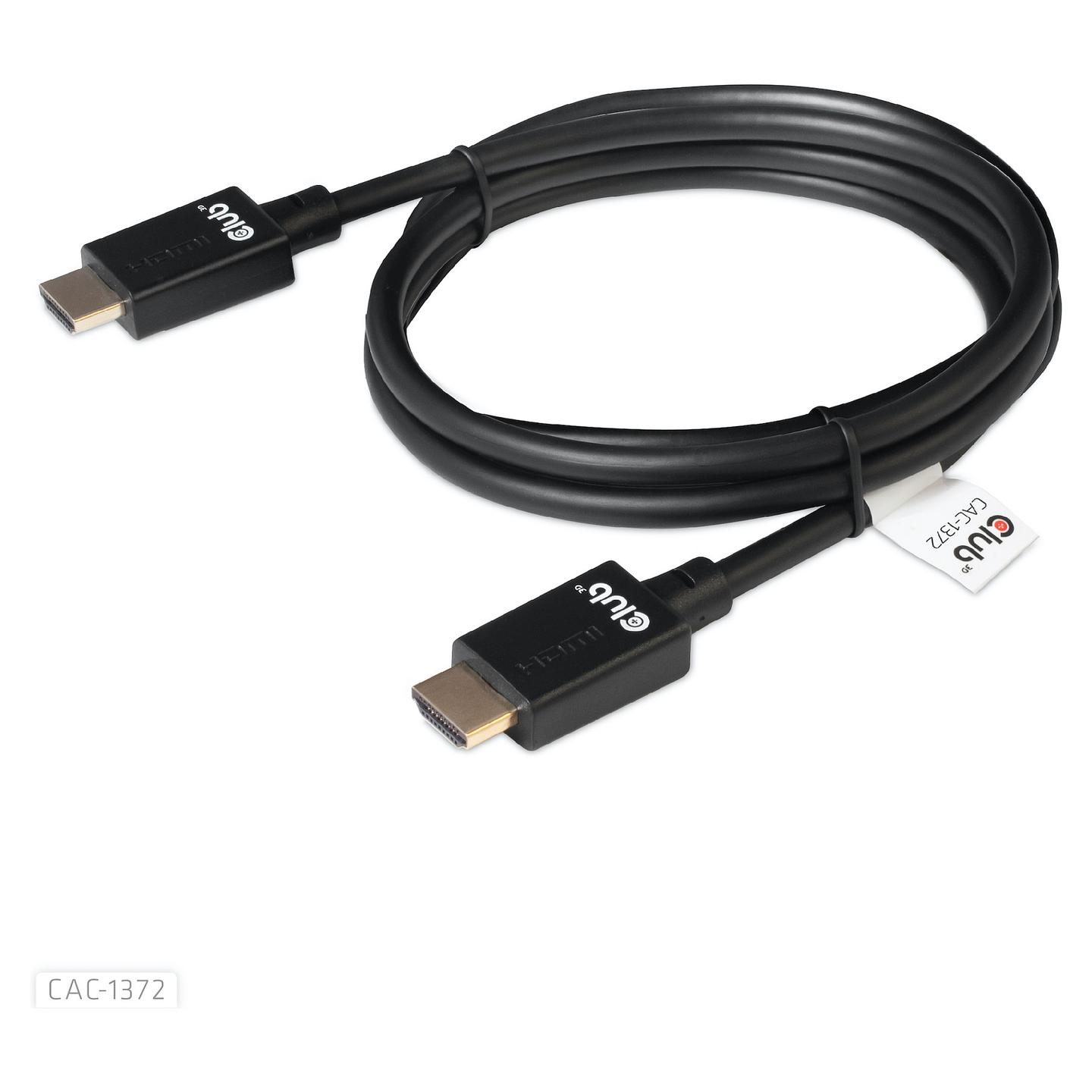 Kabllo HDMI Club 3D CAC-1372 / HDMI në HDMI / 2m / HDMI 2.1 / 8K 60Hz / 4K 120Hz - Zezë - 13