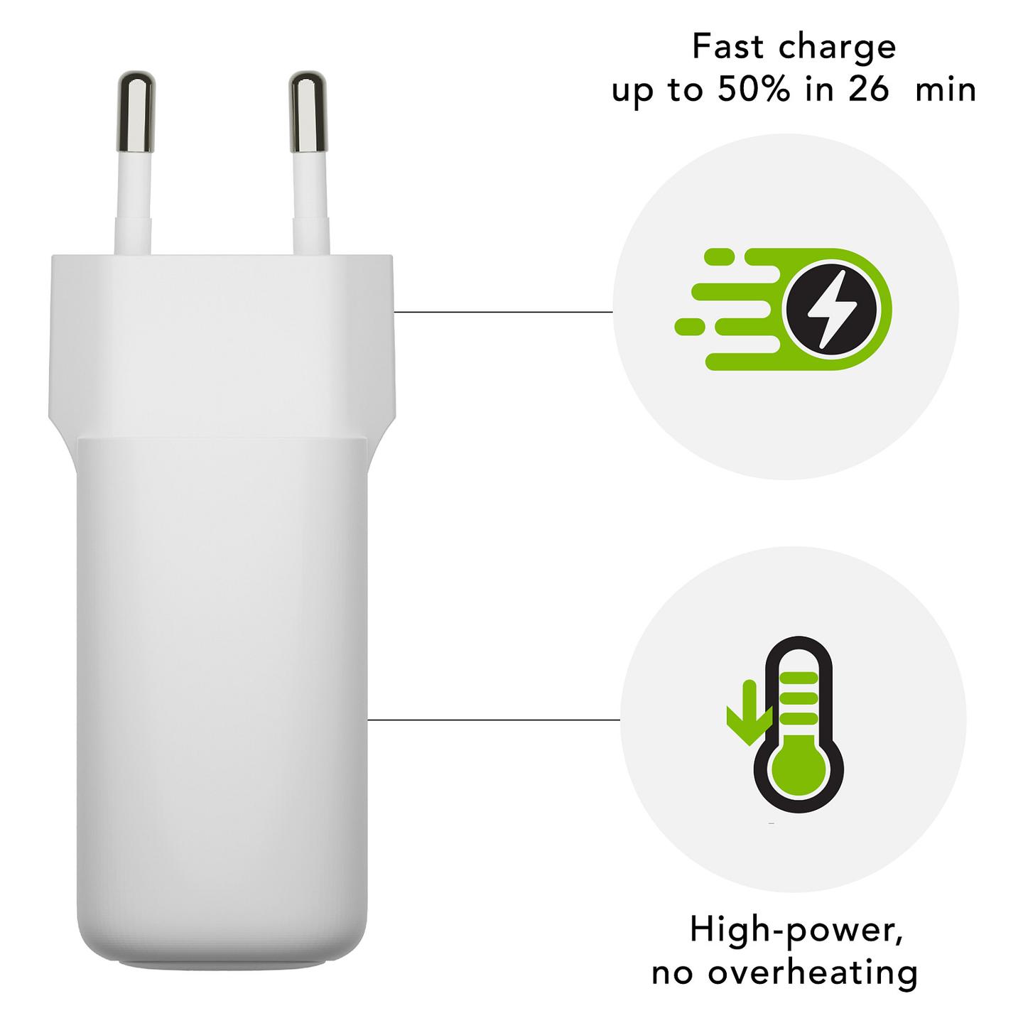 Karikues dbramante1928 Re-charge CH45EUWH7112, USB-C, 45W, Power Delivery, EU - Bardhë - 4