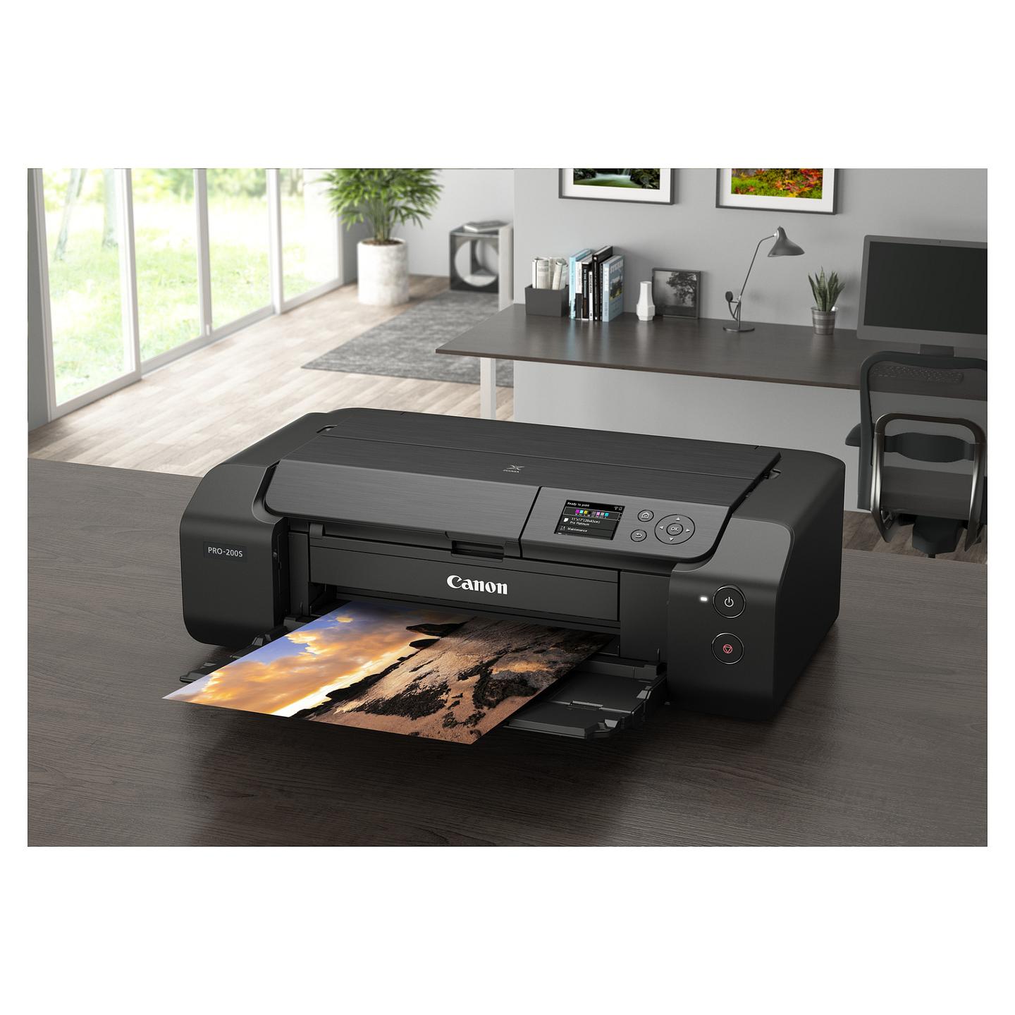 Printer për Foto Canon PIXMA PRO-200S / Inkjet / 8 Ngjyra / A3+ / 4800 × 2400 DPI - Zezë - 9