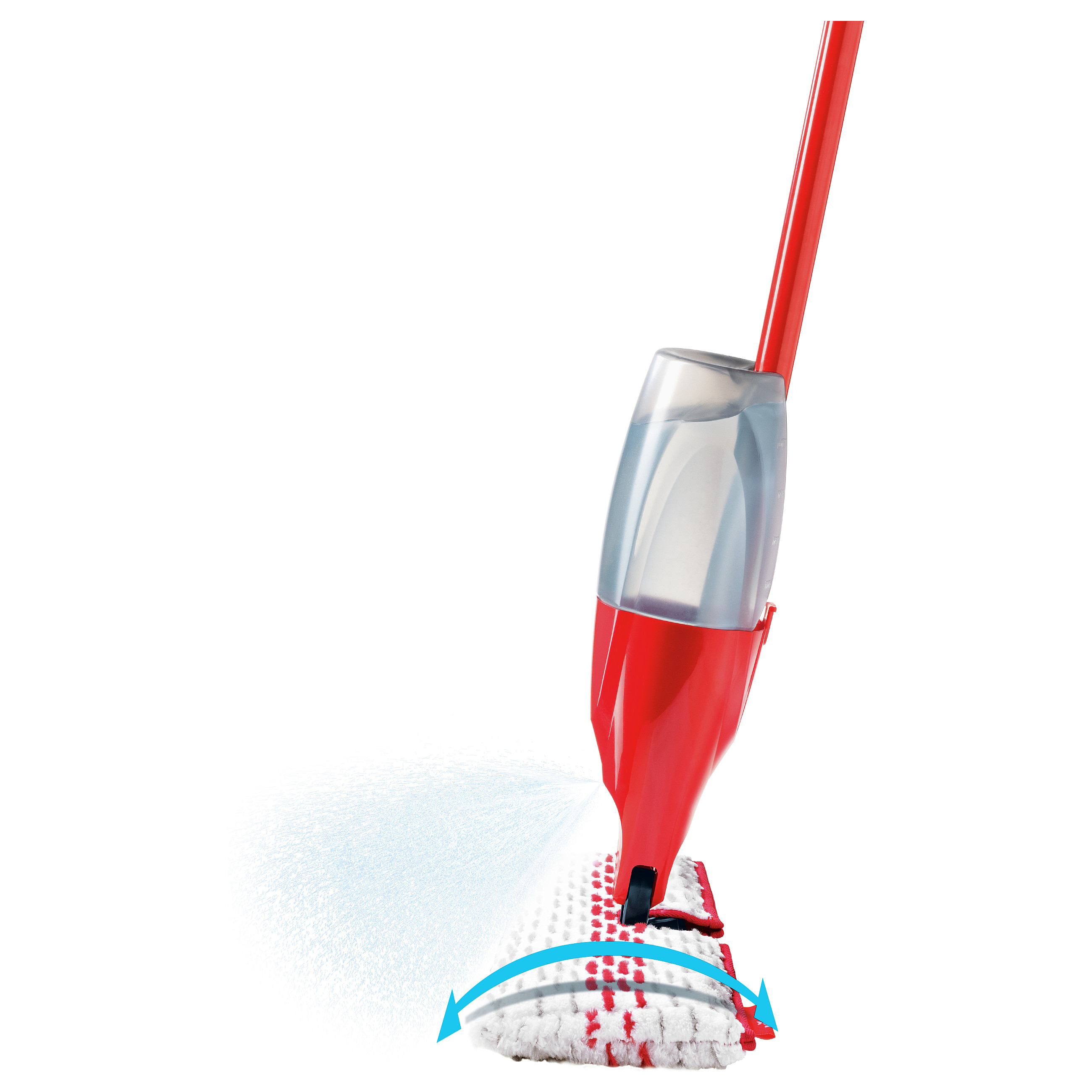 Shtupë me sprej Vileda 1-2 Spray Max / 650ml / 180° / Mikrofibër - Kuqe/Bardhë - 4