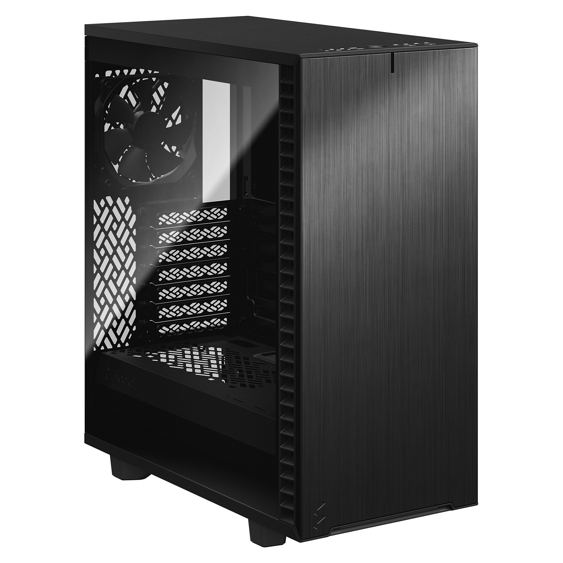 Kasë PC Fractal Design Define 7 Compact / Midi Tower / ATX / 2x 140mm + 120mm Fan - Zezë - 21