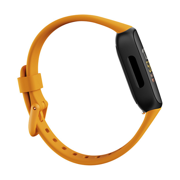Orë e Mençur Fitbit Inspire 3 FB424BKYW / 1.58" AMOLED / Bluetooth 5.0 / 5 ATM / Fitness Tracker – Portokalli - 2