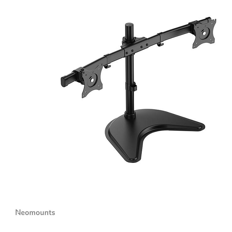 Mbajtëse për Monitor Neomounts NM-D335DBLACK / 2 Monitorë / 10"-27" / 8kg për monitor / VESA 75x75-100x100 - Zezë - 7