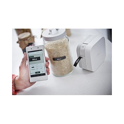 Printer Label Mobile Brother PT-P300BT / Për Etiketa / Termal / 180 DPI / 12mm / 20 mm/sec / Bluetooth - Bardhë - 11