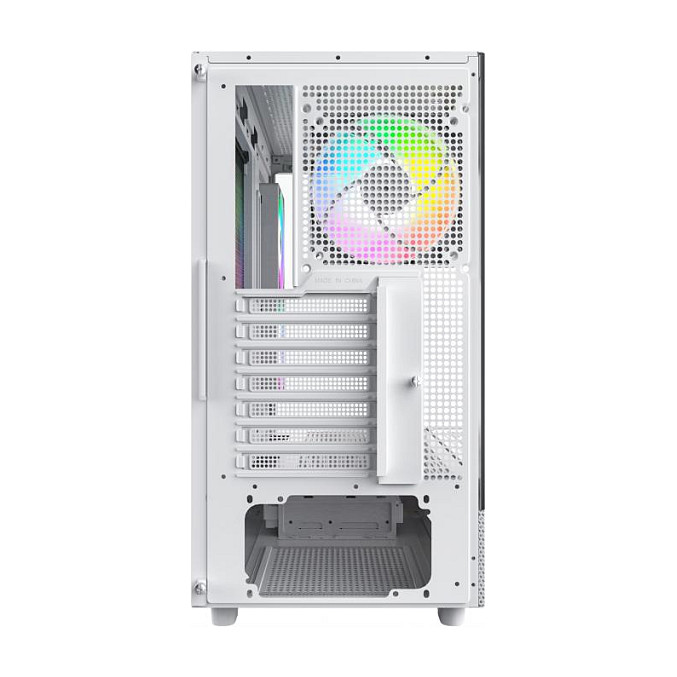 Kasë PC Montech XR / Midi Tower / ATX / 2x 120mm + 1x 120mm ARGB Fan / Tempered Glass - Bardhë - 5