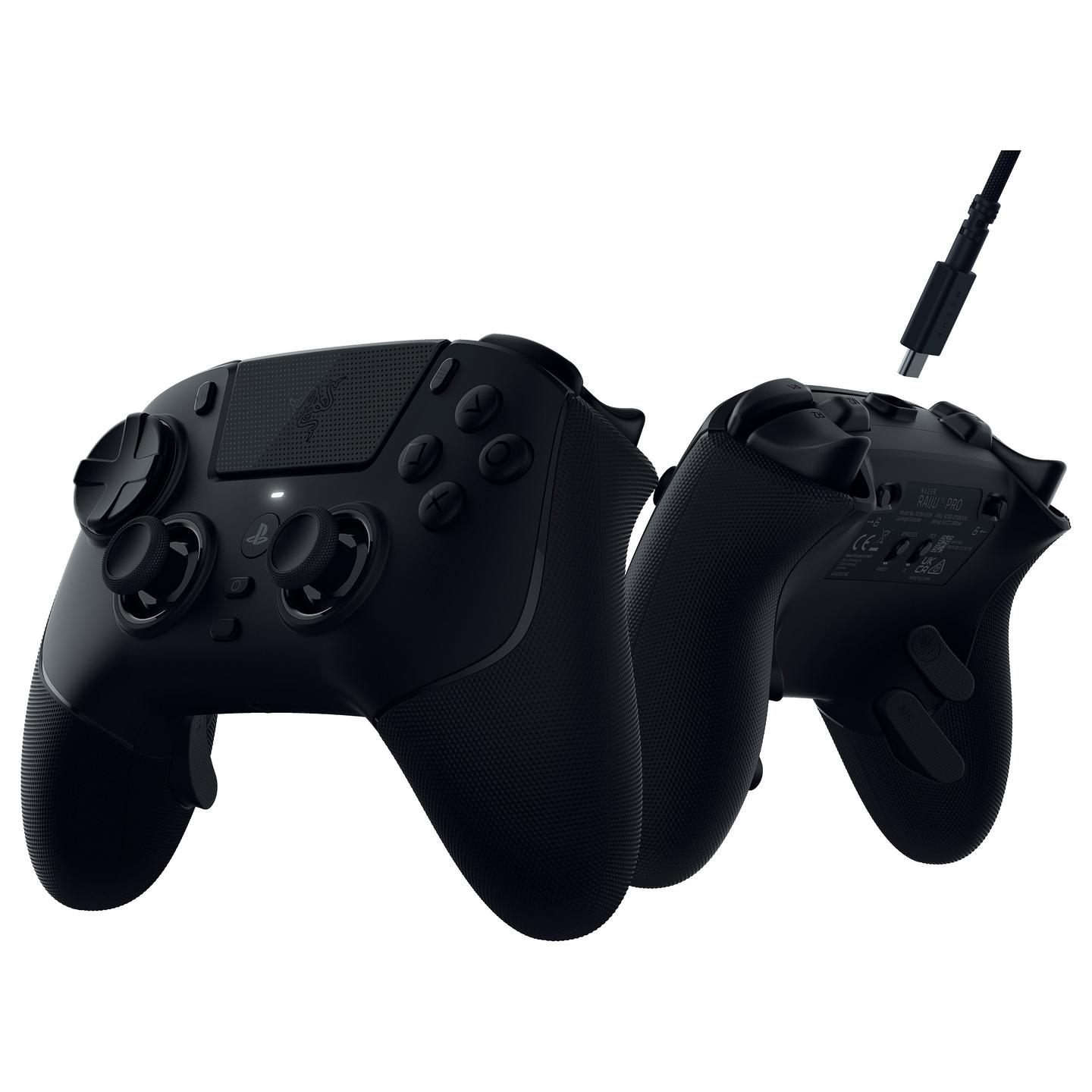 Kontroller për Sony Razer Raiju V3 Pro / Wireless + Wired / TMR / HyperTriggers / 6 Butona të Programueshëm / PS5 & PC – Zezë - 7