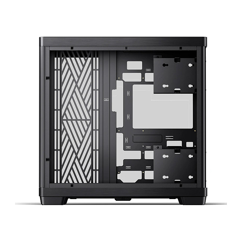 Kasë PC Jonsbo TK-4 / Midi Tower / ATX / Tempered Glass - Zezë - 14
