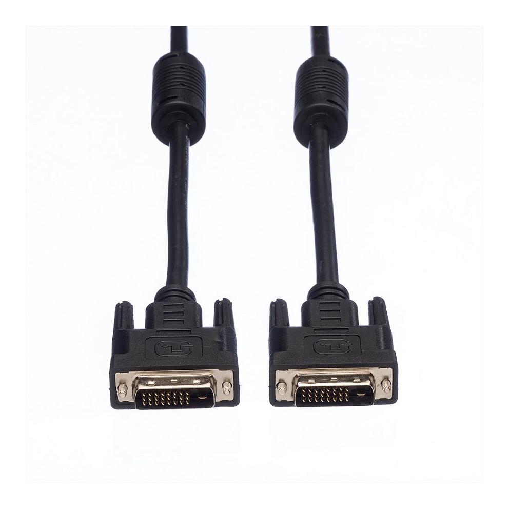 Kabllo DVI VALUE 11.99.5555 / DVI-D Dual Link / 5m / WQXGA 60Hz - Zezë - 3