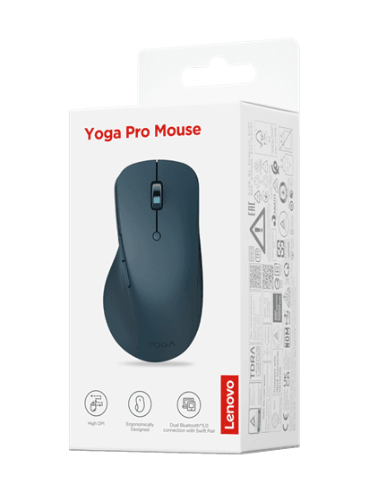 Maus pa kabllo Lenovo Yoga Pro / Bluetooth 5.0 / Silent / 4000 DPI / 100g – Blu - 5