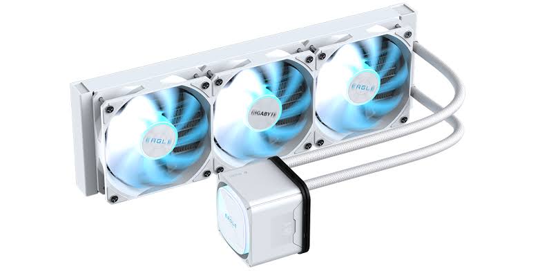 Ftohës për Procesor Gigabyte EAGLE 360 ICE / 360mm / 3x120mm ARGB / 2000 RPM / AM4+AM5 / LGA1700+1851 - Bardhë - 2