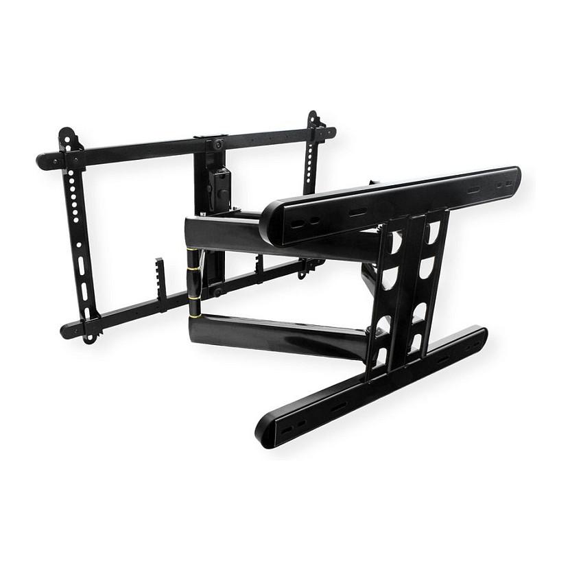 Mbajtëse për TV ROLINE / 37″–80″ / deri në 70 kg / Lartësi te Rregullueshme / e Rrotullueshme - Zezë - 2
