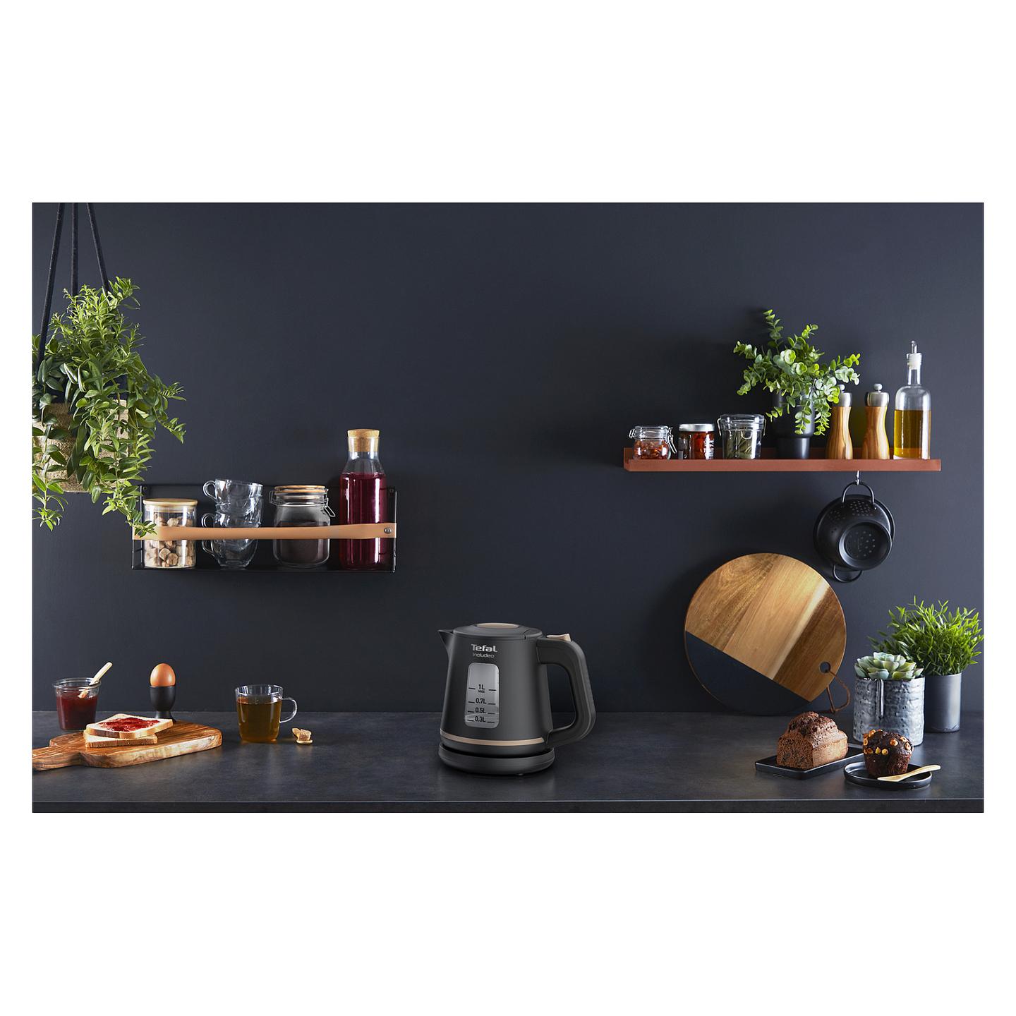 Çajnik Elektrik Tefal Includeo KI5338, 1L, 2400W, 360° – Zezë - 3