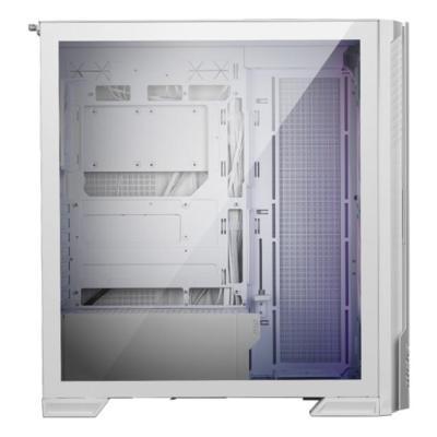 Kasë MSI MPG VELOX 300R AIRFLOW PZ / ATX Mid-Tower / 2x160mm ARGB + 1x120mm / USB 3.2 Gen2 Type-C / Xham i Temperuar – Bardhë - 3