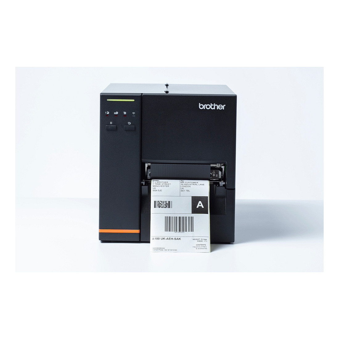 Printer Industrial Etiketash Brother TJ-4120TN / Direct Thermal & Thermal Transfer / 300 × 300 DPI / 178 mm/s / Ethernet & USB - Zezë - 3