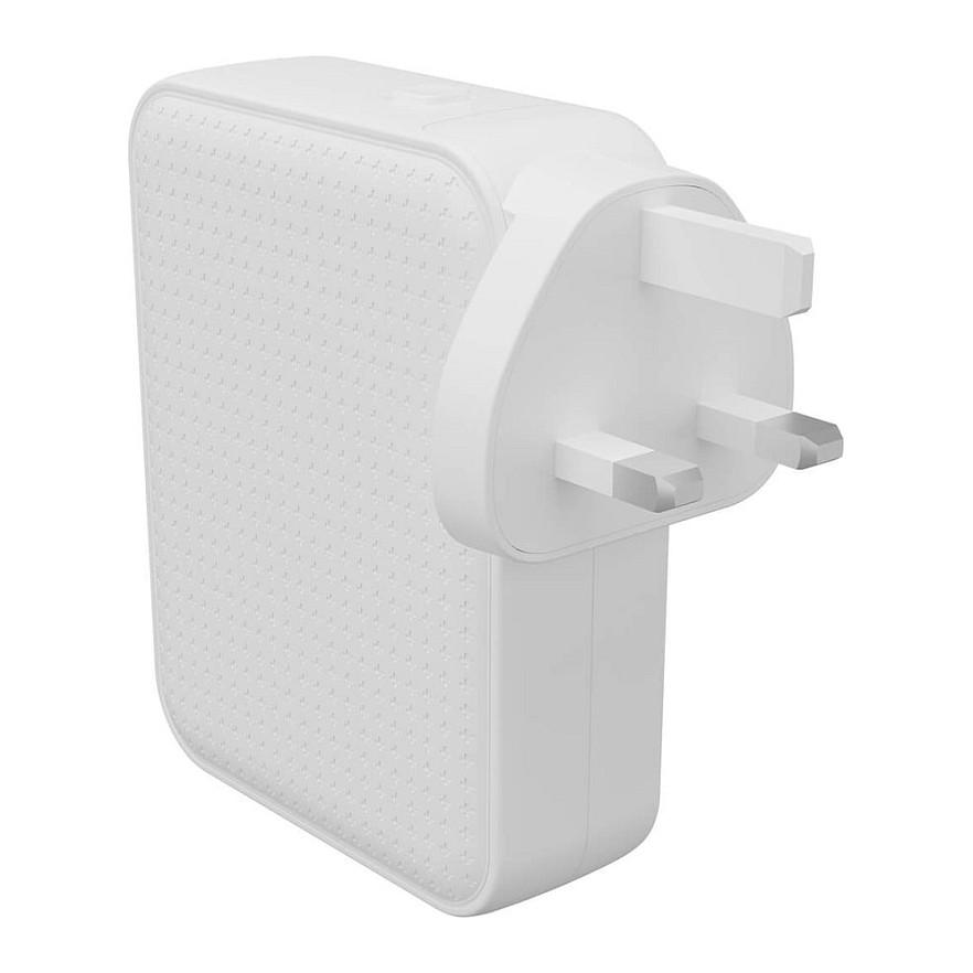 Karikues USB-C Targus HYPER HJ1001WHWWGL, 145W, 3x USB-C, 1x USB-A, GaN, Power Delivery 3.1, PPS - Bardhë - 4