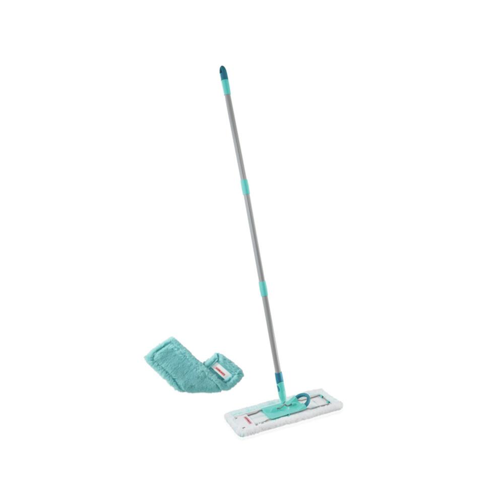 Pastrues Dysheme LEIFHEIT Profi XL micro duo + Duster Static / Mop 2 në 1 / 42 cm / Mikrofibër / Pastrim i Lagësht & i Thatë - Bardhë/Gjelbër - 2