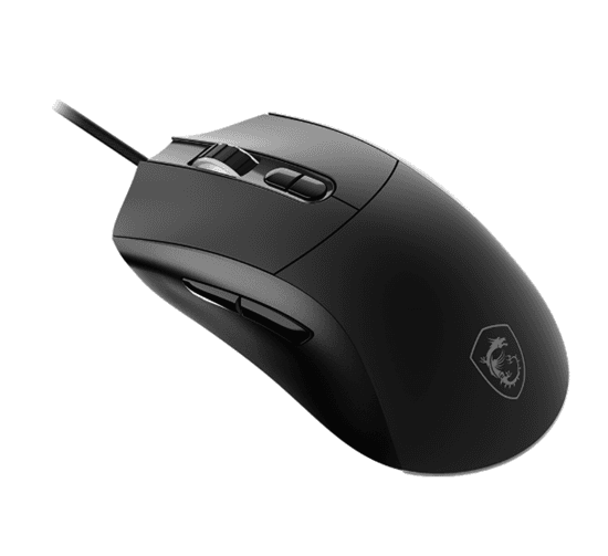 Maus Gaming MSI FORGE GM320, me kabllo, Sensor Optik, Ndriçim RGB, Dizajn Ergonomik – Zezë - 2