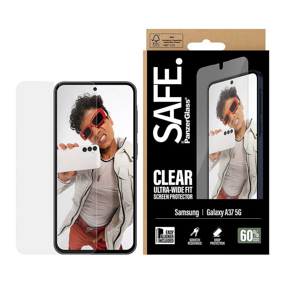 Mbrojtës Ekrani PanzerGlass SA72239 / Samsung Galaxy A37 5G - Transparente - 3