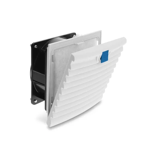 FtohĂ«s pĂ«r KasĂ« DeLOCK AxiallĂŒfter / 148 Ă 148 Ă 68mm / 230V AC / Me Filter - BardhĂ«/ZezĂ«/Blu - 4