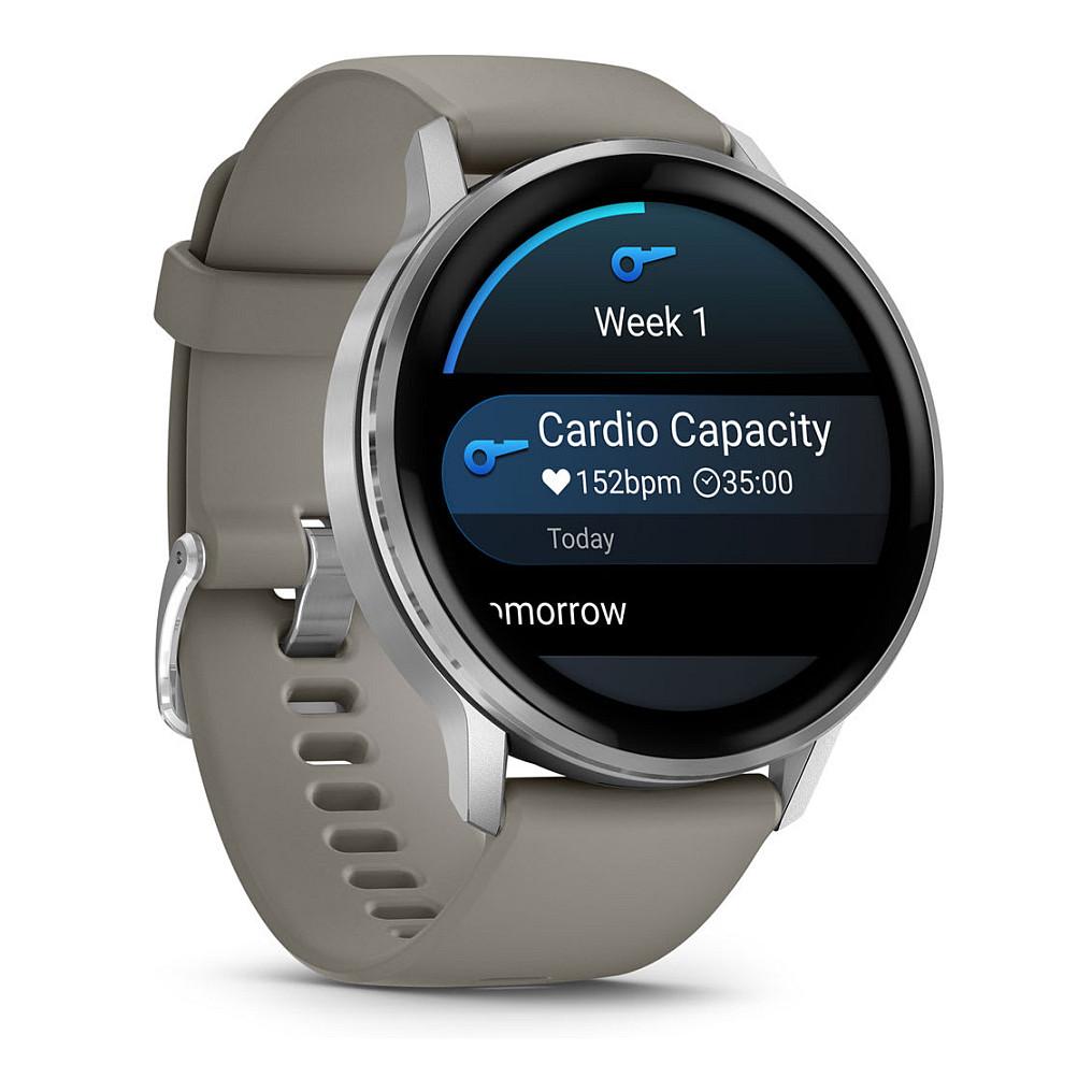 Orë e mençur Garmin Venu 4 / 45mm / AMOLED / GPS / Bluetooth / Wi-Fi / 8GB - Gri/Argjend - 3