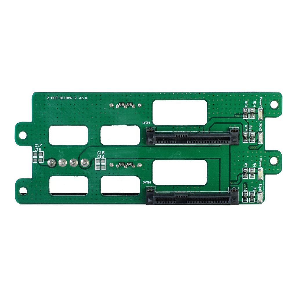 Kasë PC Inter-Tech IPC SC-4004 / USFF / Mini-ITX / 4x Hot-Swap 2.5"/3.5" / 1x 120mm Fan - Zezë - 6