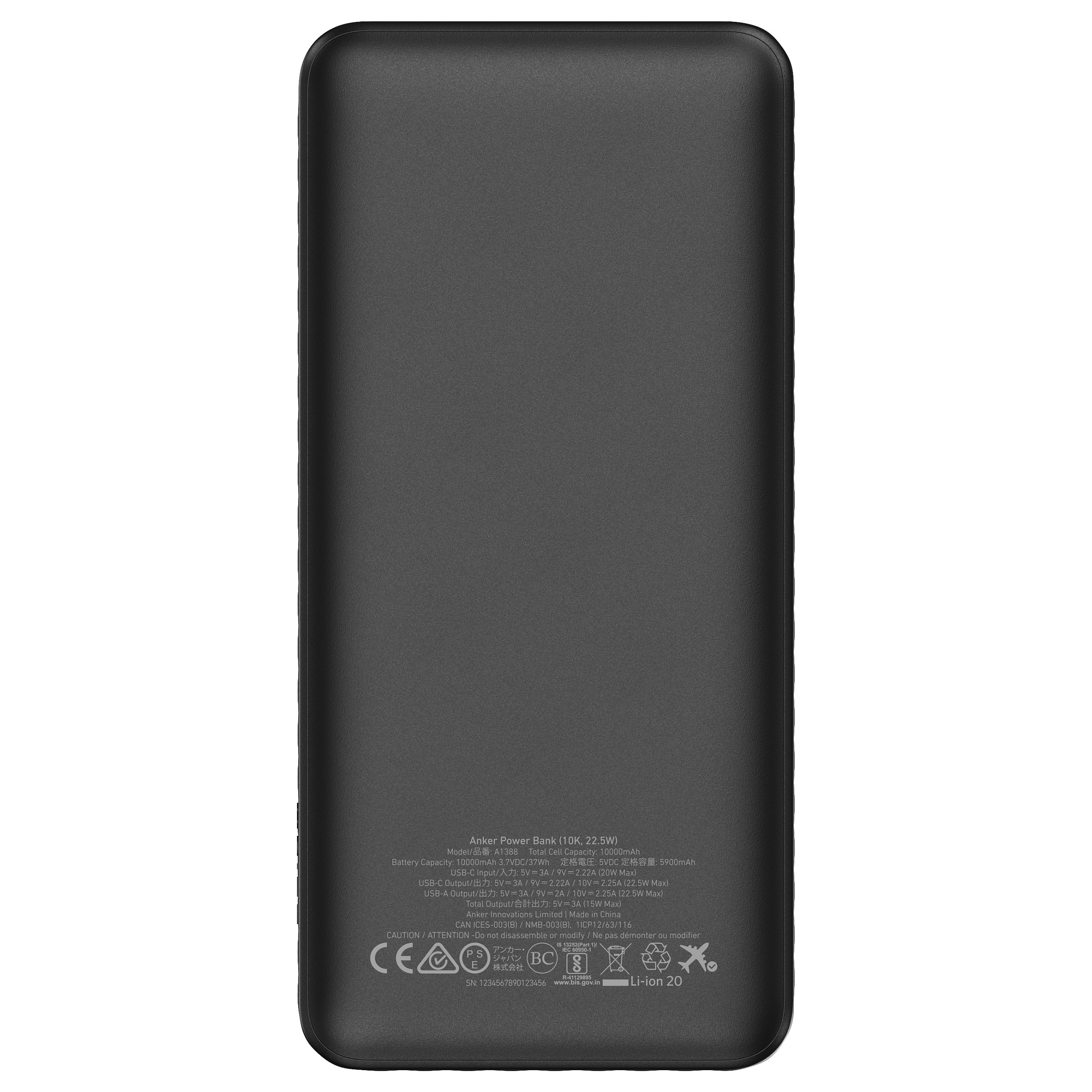 Powerbank Anker A1388G11 / 10000mAh / 22.5W / USB-C+USB-A / Power Delivery - Zezë - 2