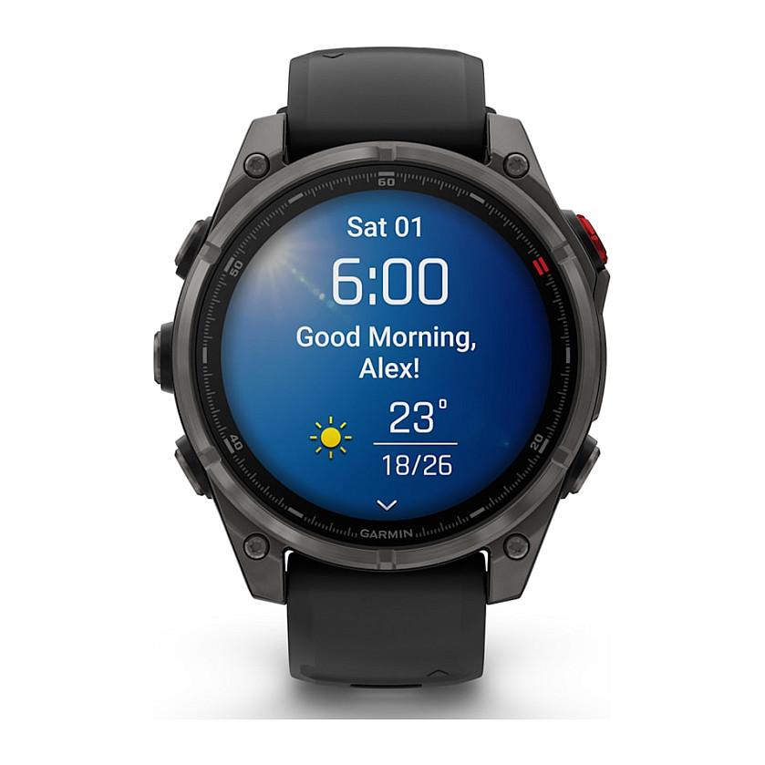 Orë e Mençur Garmin fēnix 8 Pro, 47mm, AMOLED, Sapphire, GPS, LTE - Zezë/Hiri - 9