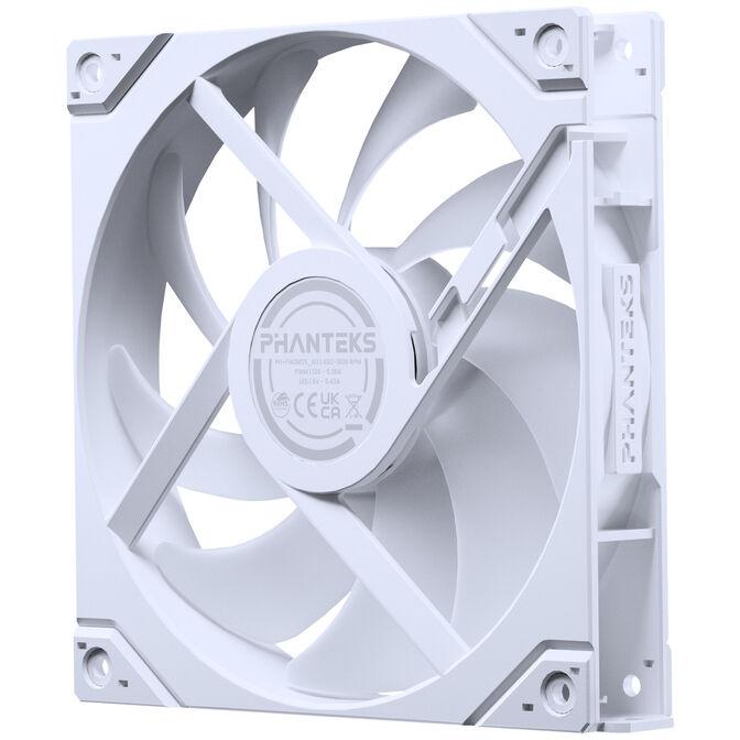 Ftohës për Kasë Phanteks M25G2-140 Reverse / 140mm / 1800 RPM / PWM / D-RGB / 3 Copë – Bardhë - 4
