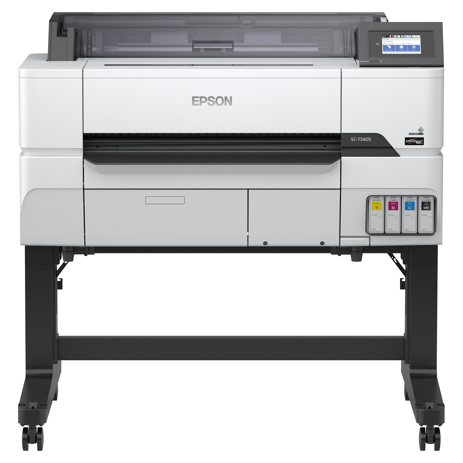 Printer i madh Epson SureColor SC-T3405 / Për Posterë, CAD & Vizatime / Me Ngjyra / 24 Inch / 60 cm / USB + LAN + Wi-Fi - Bardhë - 2