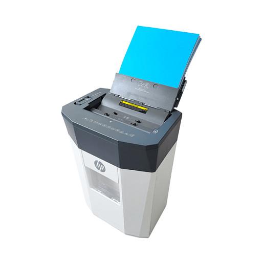 Shredder HP OneShred Auto 80CC, Automatik, 80 Fletë, 4,3 x 12 mm, P-4, 15 L - Bardhë, Gri - 6