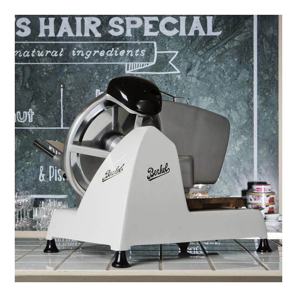 Prerëse Elektrike për Ushqime Berkel Red Line 250, 190W, Teh 250mm, Prerje 0–14mm - Bardhë - 5