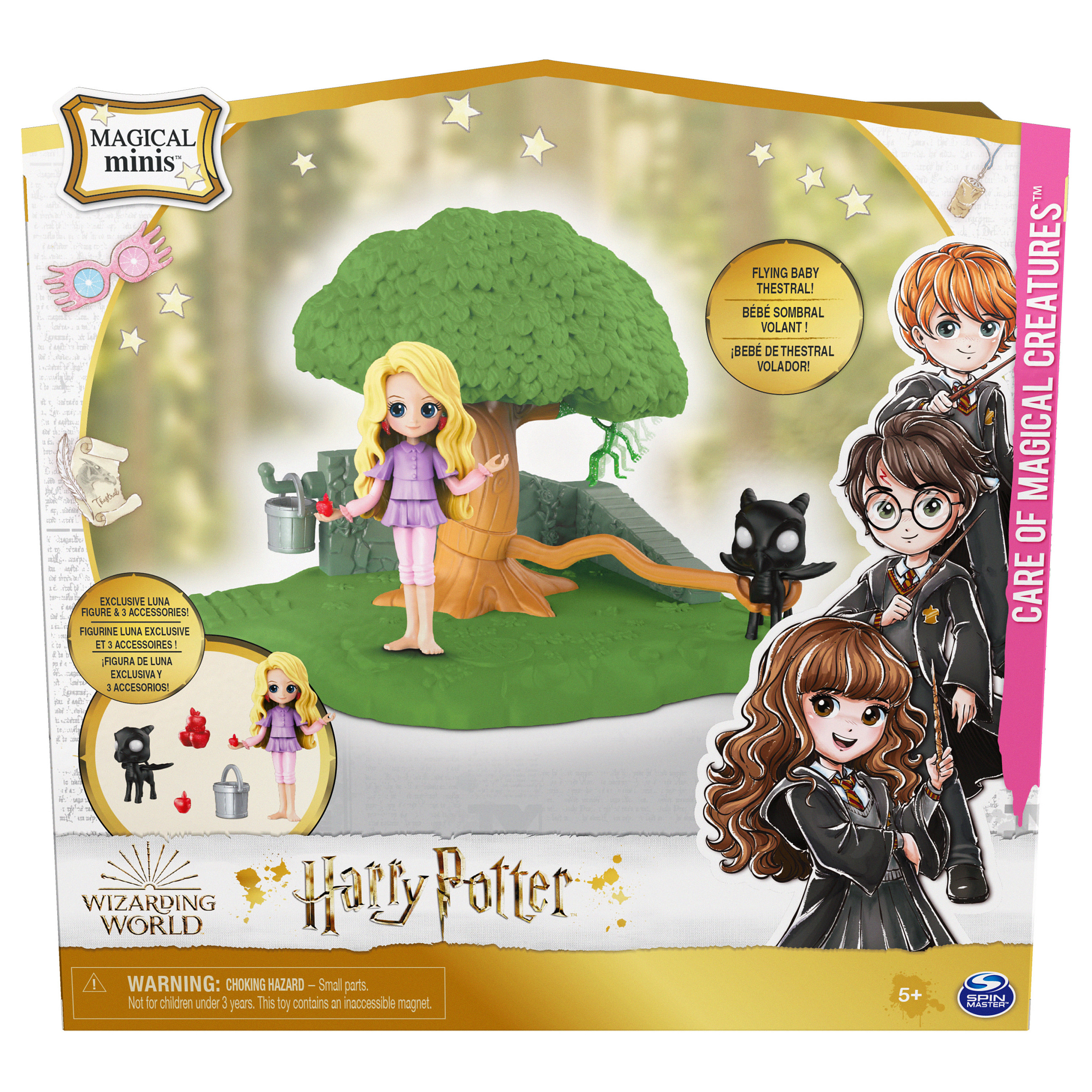 Lodra Spin Master Wizarding World Magical Minis Potions Classroom – Harry Potter / 3-inch Figure / 3 Accessories / Magical Cauldron - Mix - 2
