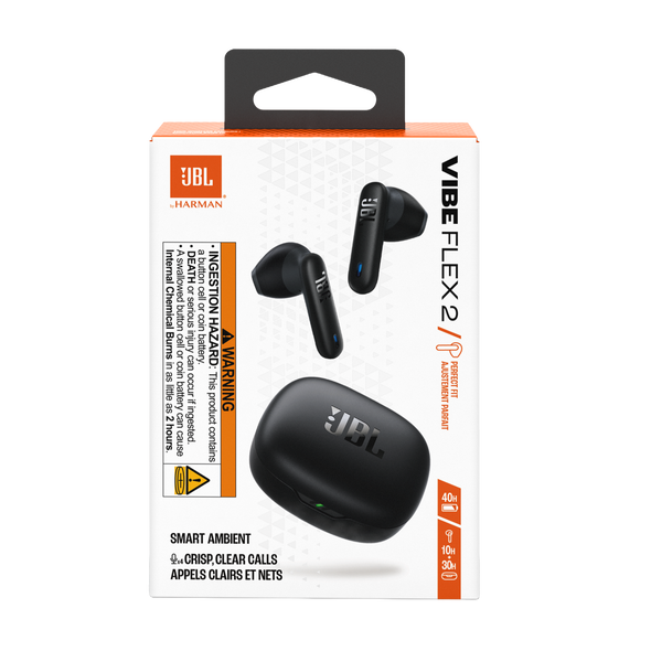 Kufje pa kabllo JBL Vibe Flex 2 / 12mm / Bluetooth 5.3 / ANC / Smart Ambient / 40H / Mikrofon / IP54 - Zezë - 2