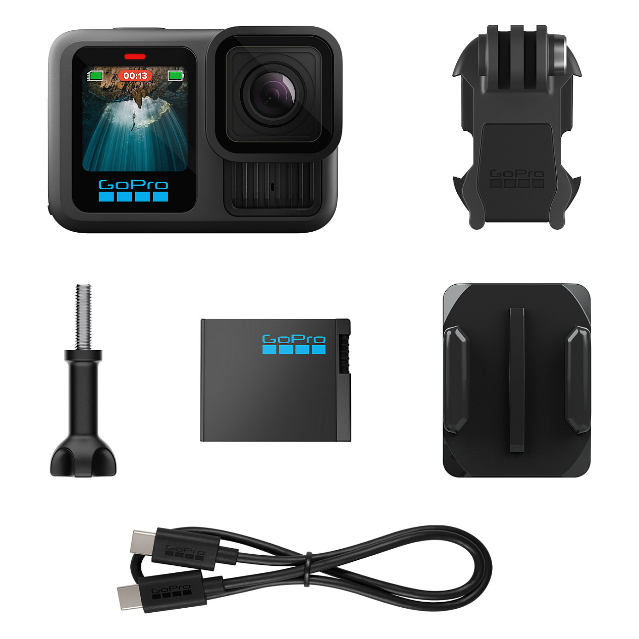 Kamerë digjitale GoPro HERO13 Black / 27MP / 5.3K60 / 4K120 / HyperSmooth 6.0 / GPS - Zezë - 5