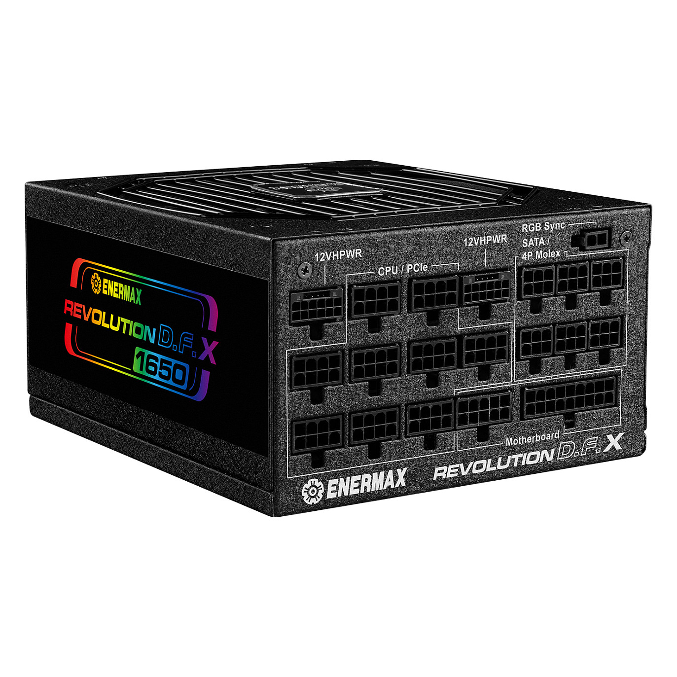 Furnizues Energjie Enermax REVOLUTION D.F. X / 1650W / 80 PLUS Gold / ATX 3.0 / PCIe 5.0 / Fully Modular - Zezë - 10