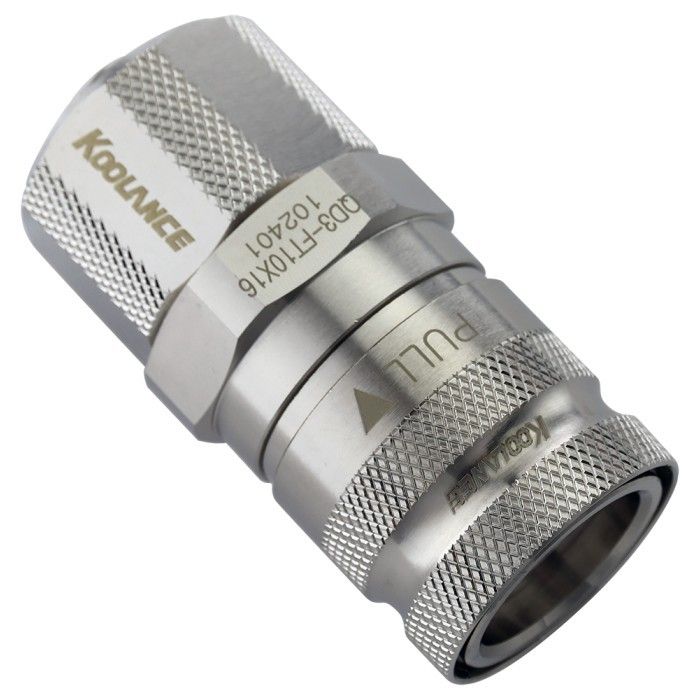 Aksesor për Ftohës Koolance QD3-FTG4 / Quick-Disconnect / G1/4 BSPP / Female / No-Spill / Drejt – Argjendtë - 2
