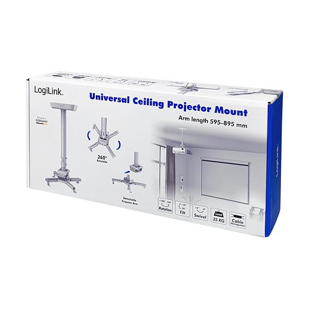 MbajtĂ«se pĂ«r Projektor LogiLink BP0157 / pĂ«r Tavan / 35 kg / 595â895 mm â BardhĂ« - 9