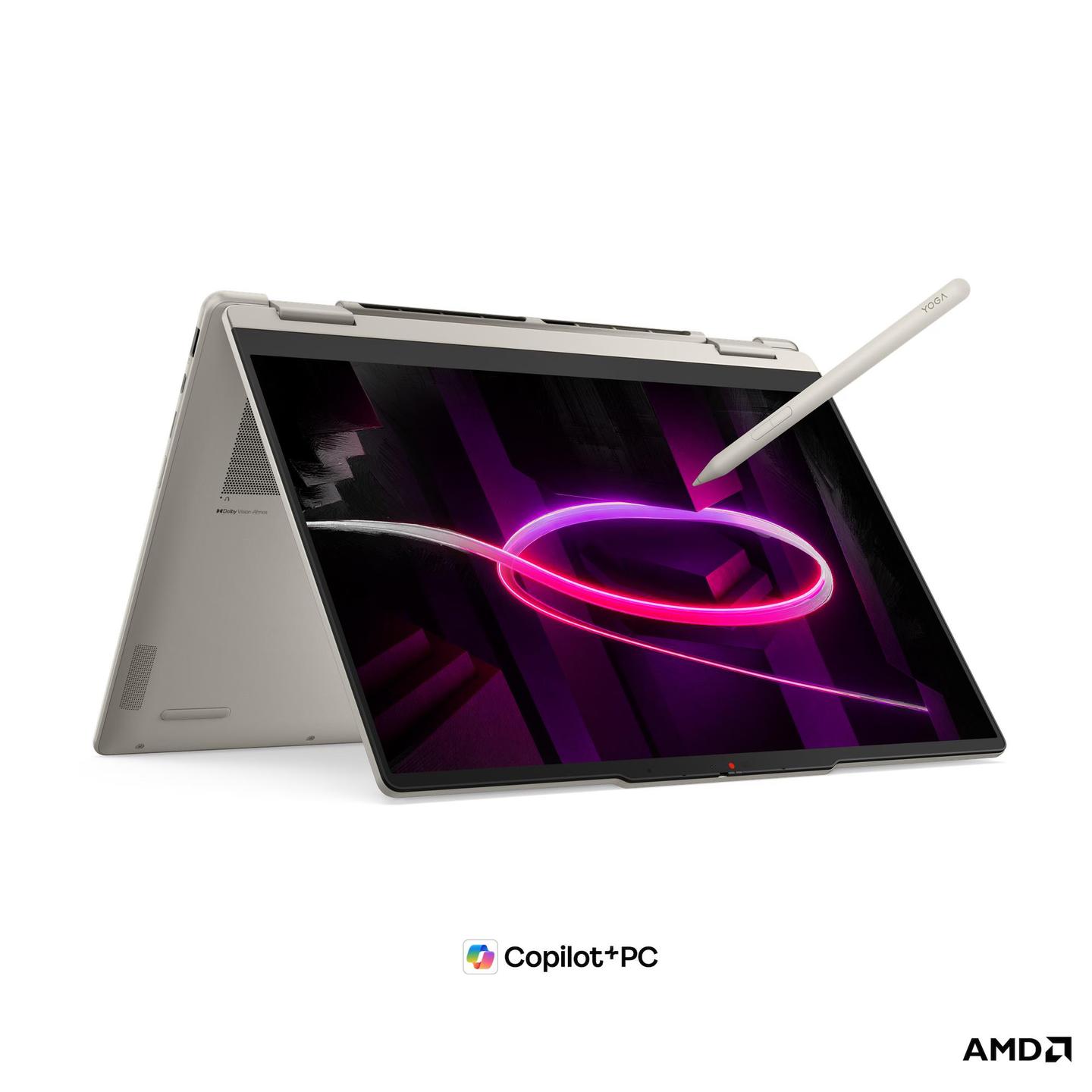 Laptop Lenovo Yoga 7 14AGP11 / 2-in-1 / AMD Ryzen AI 7 445 / 16GB LPDDR5X / 512GB / 14" WUXGA OLED Touch 60Hz / AMD Radeon 840M- Hiri - 9
