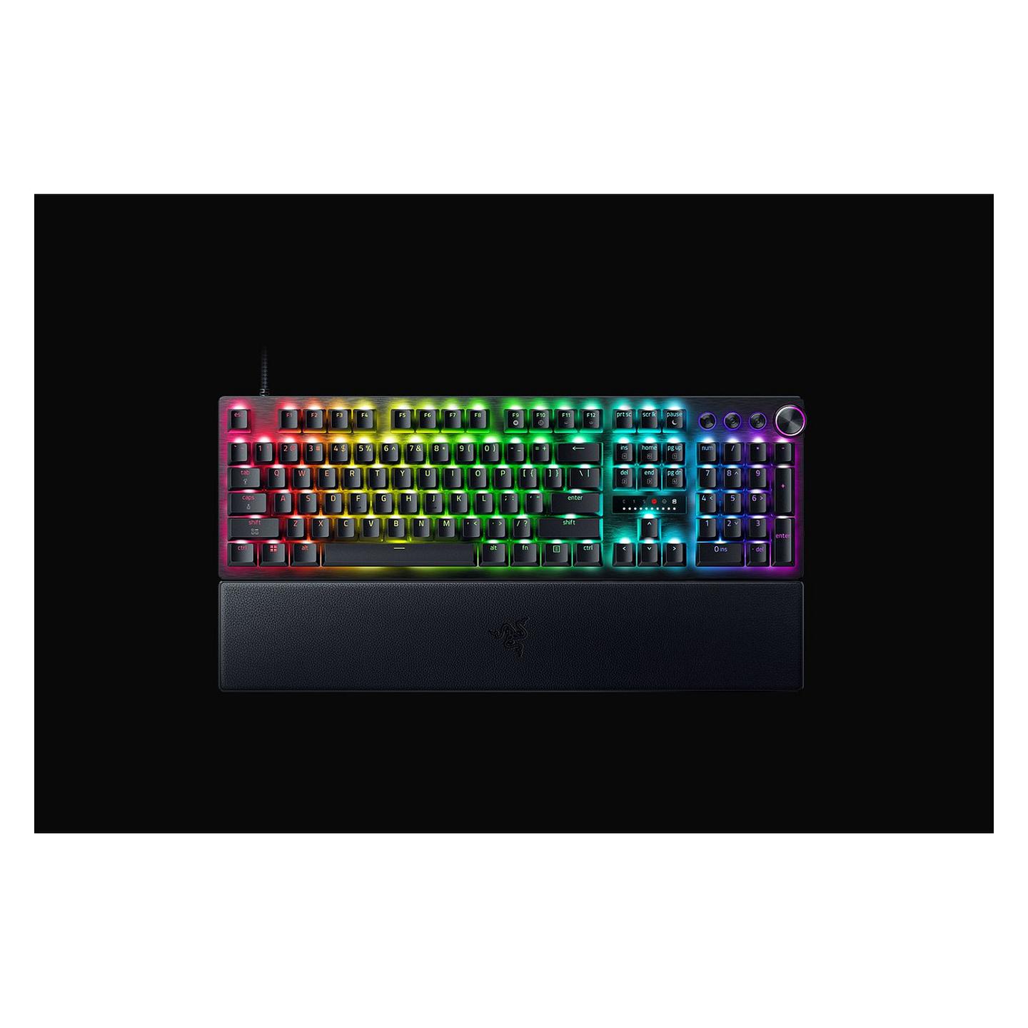 Tastierë Gaming Razer Huntsman V3 Pro 8KHz / Wired / Full-Size / Analog Optical Gen-2 / Rapid Trigger / 8000 Hz / RGB / USB-C – Zezë - 2