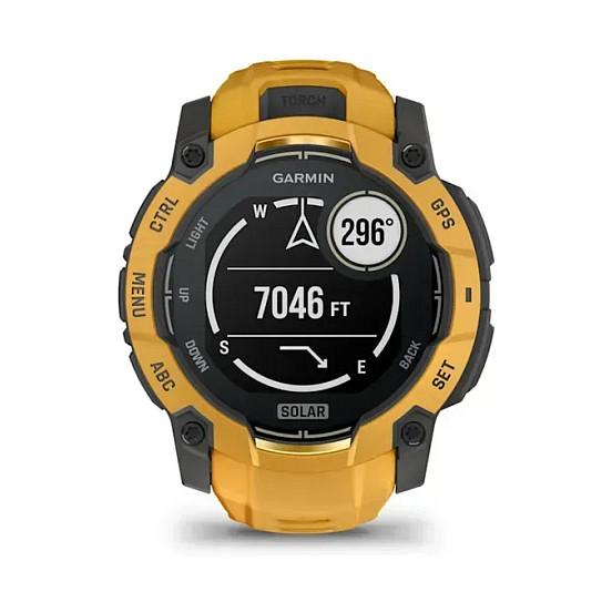 Orë e mençur Garmin Instinct 3 Solar, 50mm, GPS, Karikim Solar, 10 ATM – Portokalli/Hiri - 9