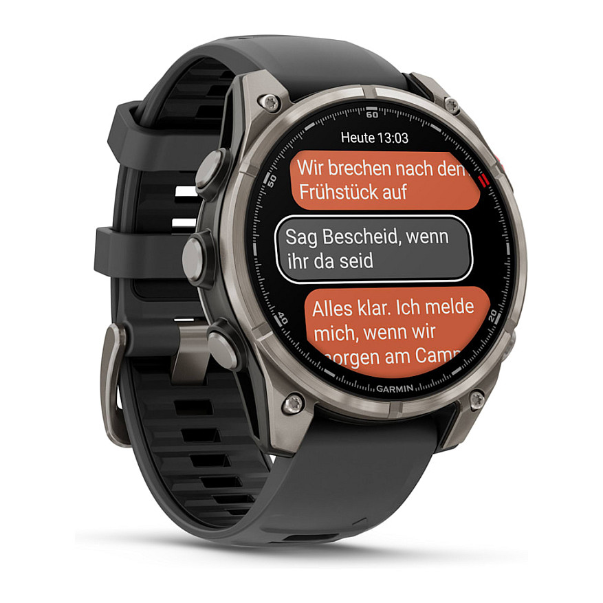 Orë e Mençur Garmin fēnix 8 Pro 47mm / AMOLED 1.4" / GPS / LTE / Bluetooth / Wi-Fi / NFC / 32GB / Sportive & Shëndetsore- E Zezë - 3