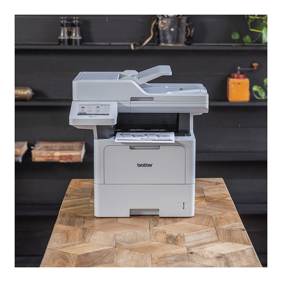 Printer Multifunksional Brother MFC-L6710DW / Mono / A4 / 4 në 1 / Wi-Fi / LAN / USB - Bardhë - 4