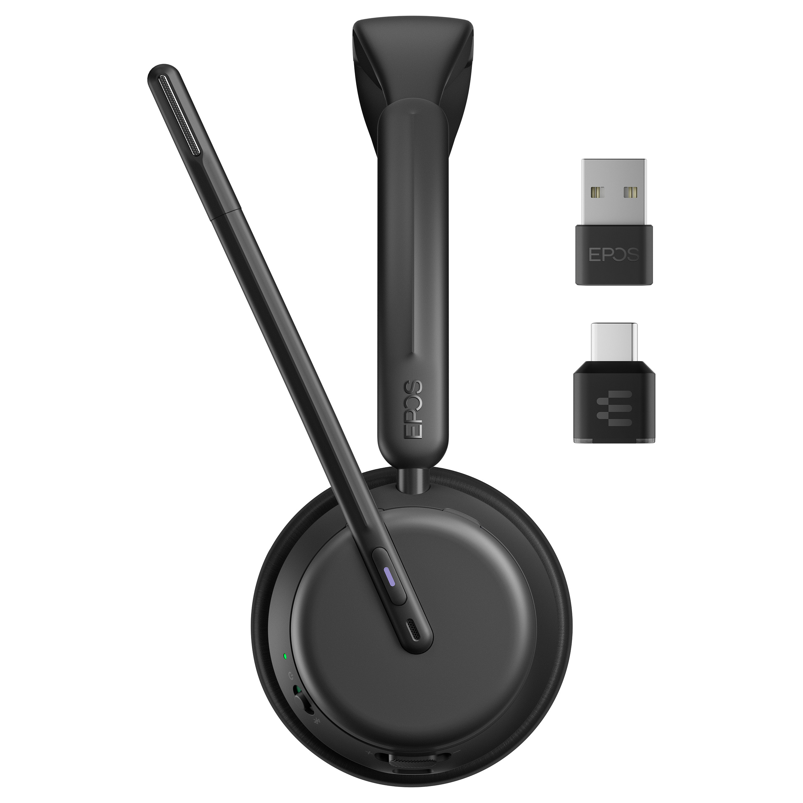 Kufje pa kabllo EPOS IMPACT 1000 MS UC ANC WL USB-C+A / Bluetooth / ANC - Zezë - 8
