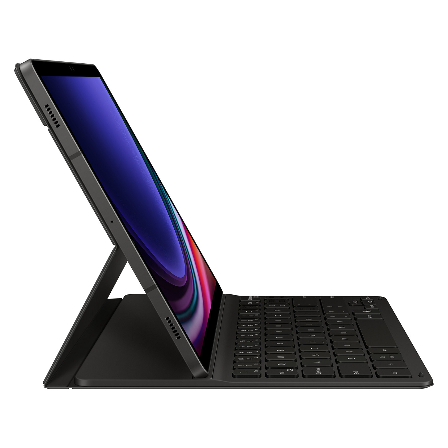 Tastierë Samsung për Galaxy Tab S9 / Tab S9 FE / QWERTZ / Bluetooth / POGO Pin - Zezë - 9