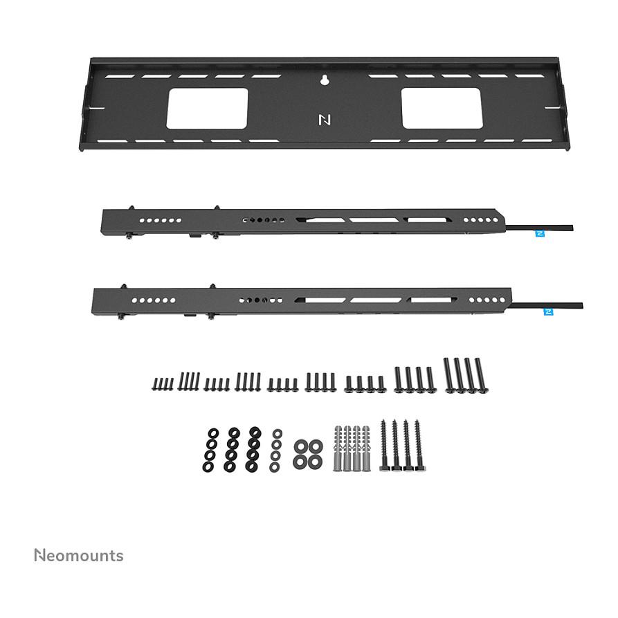 Mbajtëse për TV Neomounts WL30-750BL18 / 43–86" / deri 70kg / VESA 100x100–600x400 / Fikse në Mur / Lockable - Zezë - 16