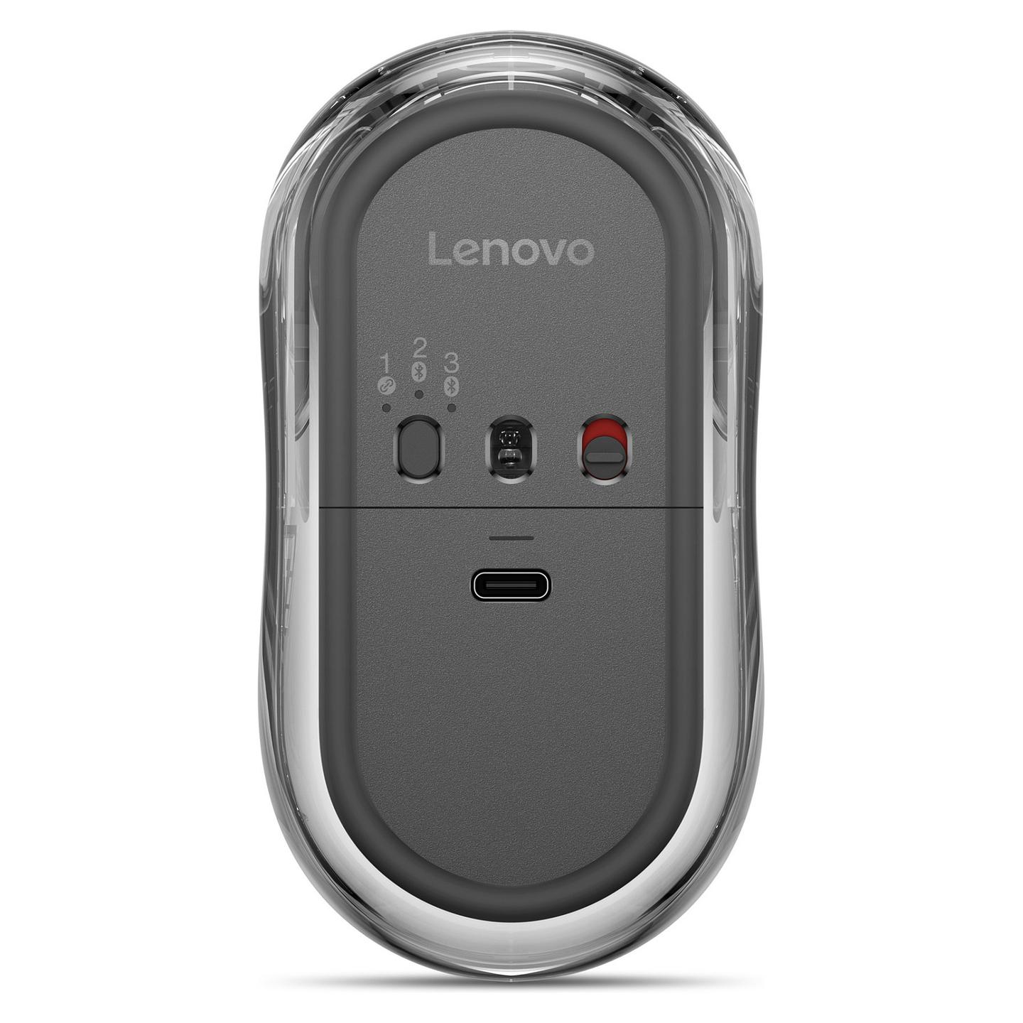 Maus pa kabllo Lenovo Wireless Multi-Mode Mouse 8000, Full-Size, 4000DPI, Bluetooth 5.3, 2.4GHz, 5 Butona - Hiri - 3